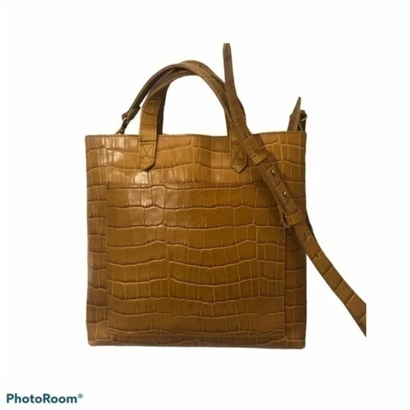 Madewell Transport Embossed Leather Crossbody Bag